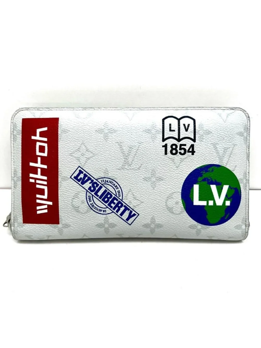 Louis Vuitton Logo Story Zippy Organizer Wallet